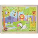 60 Piece Wooden Jungle Puzzle   60 Piece Wooden Jungle Puzzle